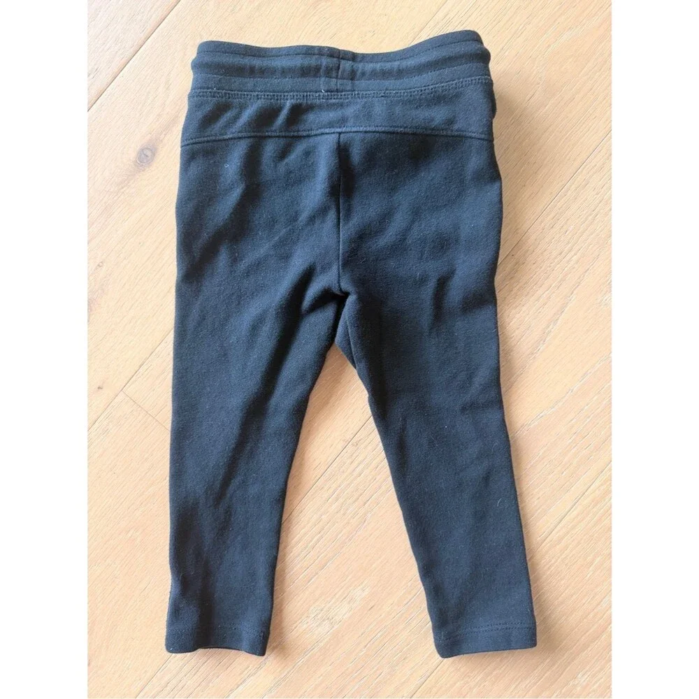 Gap Fit 2T Boys Toddler Black Sweatpants Joggers Cotton Blend